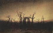 Abbey in an Oak Forest Caspar David Friedrich